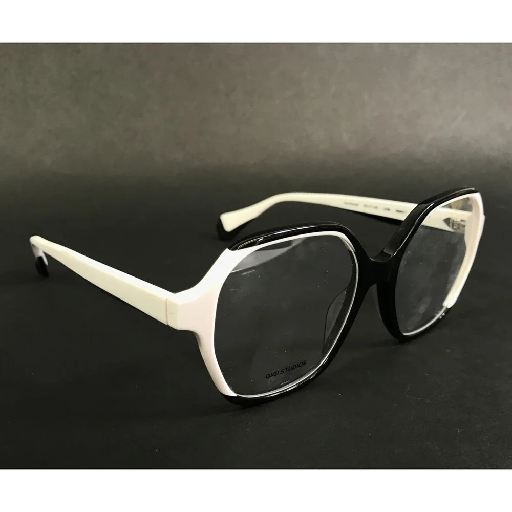 Gigi Studios Eyeglasses Frames ILLUSION 1458 6880/1 Black White Fade 53-17-140